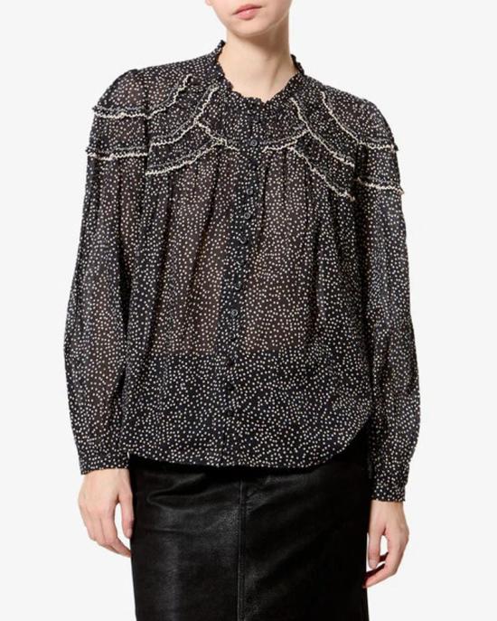 26FW 이자벨마랑에뚜왈 셔츠 MASTER ULT 010049 NOIR 36 BLACK - ISABEL MARANT ETOILE