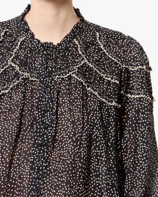 26FW 이자벨마랑에뚜왈 셔츠 MASTER ULT 010049 NOIR 36 BLACK - ISABEL MARANT ETOILE