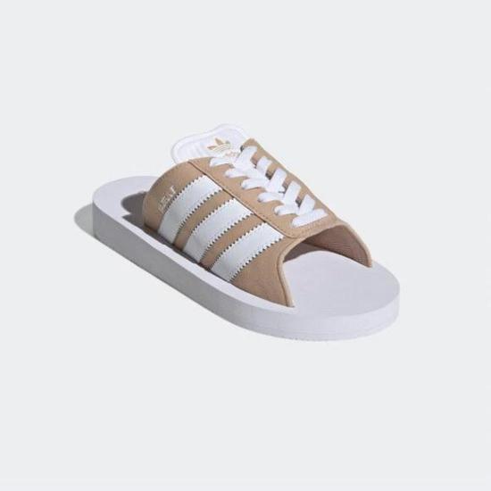  아디다스 뮬/슬리퍼 JQ7422 MAGIC BEIGE CLOUD WHITE DOM - ADIDAS