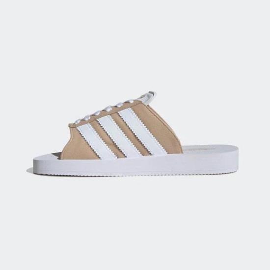  아디다스 뮬/슬리퍼 JQ7422 MAGIC BEIGE CLOUD WHITE DOM - ADIDAS