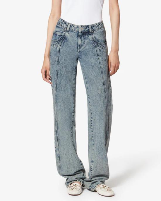 26SS 이자벨마랑에뚜왈 데님 팬츠 MASTER ULT 008681 BLEU 36 BLUE - ISABEL MARANT ETOILE