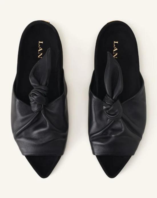 26SS 랑방 뮬/슬리퍼 MASTER ULT 008954 NOIR 36 BLACK - LANVIN