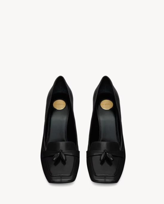 25FW 생로랑 힐/펌프스 MASTER ULT 007798 NOIR 37 BLACK - SAINT LAURENT
