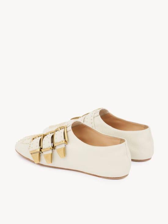 26SS 끌로에 플랫 슈즈 MASTER ULT 008939 ECRU 37 CREAM - CHLOE