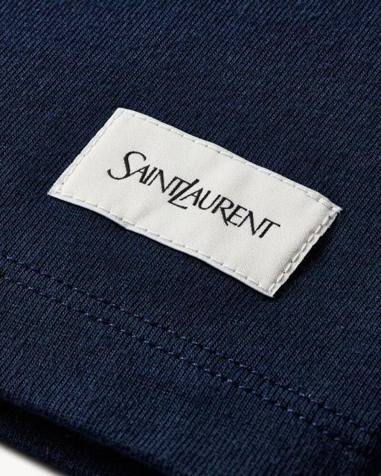 26FW 생로랑 탑 MASTER ULT 010287 BLEU S NAVY - SAINT LAURENT