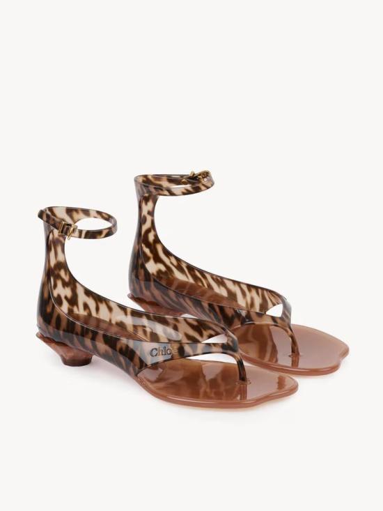 26SS 끌로에 샌들 MASTER ULT 009014 LEOPARD 36 - CHLOE