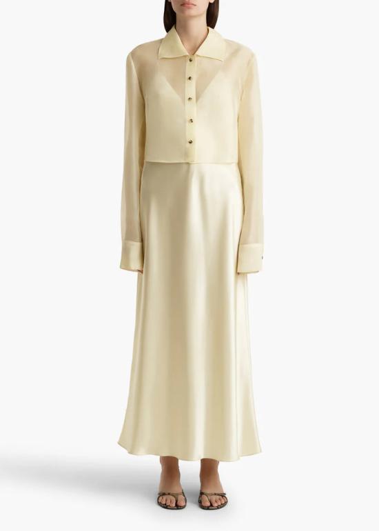 26SS 케이트 셔츠 MASTER ULT 008485 JAUNE S CREAM - KHAITE