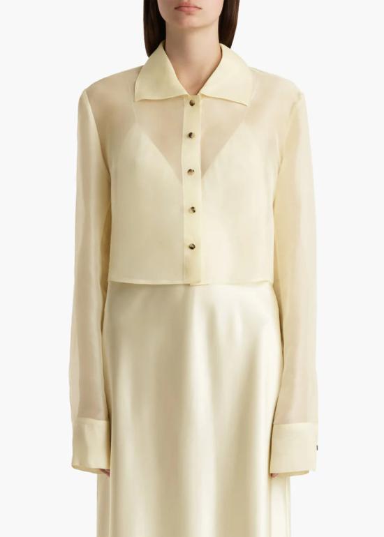 26SS 케이트 셔츠 MASTER ULT 008485 JAUNE S CREAM - KHAITE