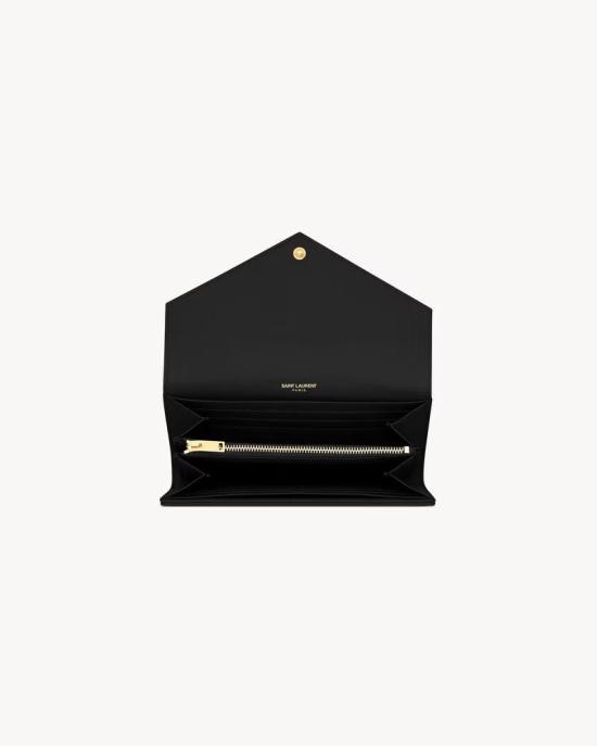 26SS 생로랑 지갑 ULT 008957 NOIR TU BLACK - SAINT LAURENT