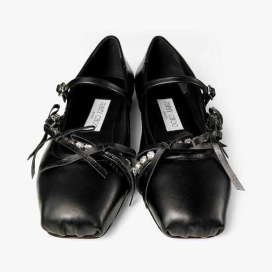 26SS 지미추 플랫 슈즈 MASTER ULT 008813 NOIR 36 BLACK - JIMMY CHOO