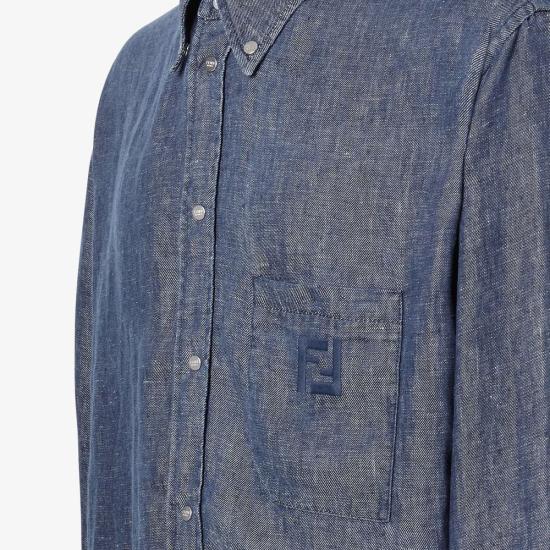 26SS 펜디 셔츠 MASTER ULT 008239 BLEU S BLUE - FENDI