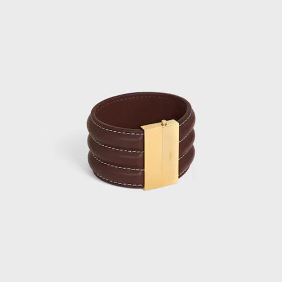  셀린느 팔찌 ULT 007029 GOLD C2 BROWN - CELINE