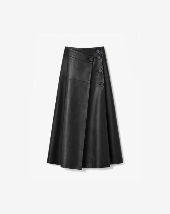 26FW 이로 스커트 MASTER ULT 009976 NOIR 36 BLACK