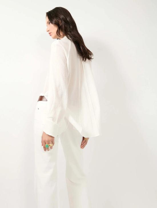 26SS 바바라 부이 블라우스 MASTER ULT 008542 BLANC 36 CREAM - BARBARA BUI