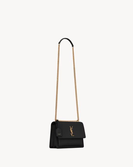 26FW 생로랑 숄더백 ULT 009720 NOIR OR TU BLACK - SAINT LAURENT