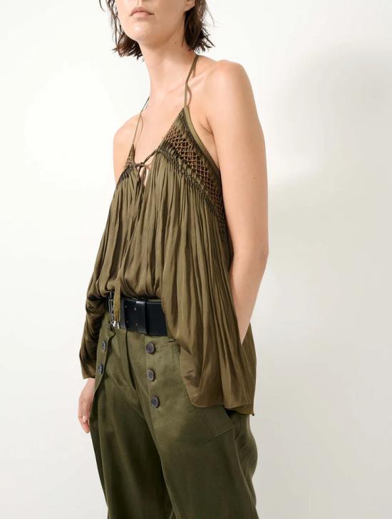 26SS 바바라 부이 민소매 티셔츠 MASTER ULT 008540 MILITAIRE 36 OLIVE - BARBARA BUI
