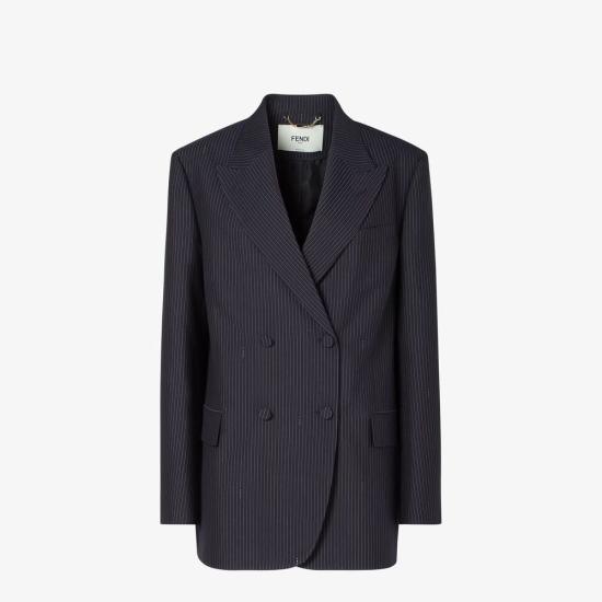 26SS 펜디 자켓 MASTER ULT 008401 BLEU 38 NAVY