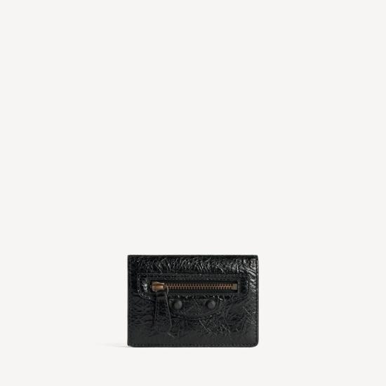 26SS 발렌시아가 명함지갑 ULT 009243 NOIR TU BLACK