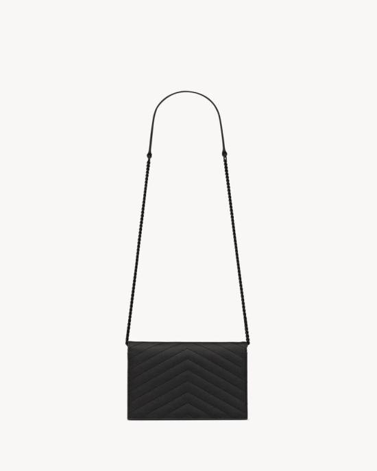 26SS 생로랑 지갑 ULT 008977 NOIR TU BLACK - SAINT LAURENT