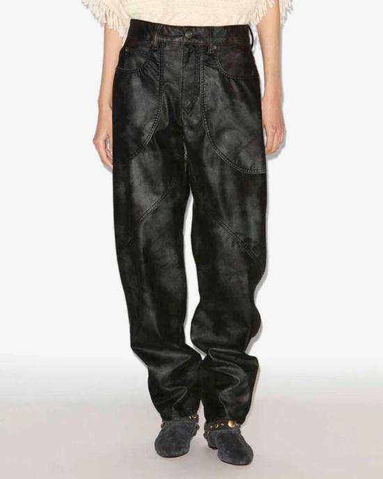 25FW 이자벨마랑에뚜왈 데님 팬츠 MASTER ULT 007188 NOIR 34 BLACK - ISABEL MARANT ETOILE
