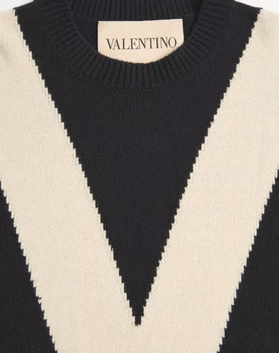 26SS 발렌티노 가라바니 스웨터 MASTER ULT 008055 NOIR M BLACK - VALENTINO GARAVANI