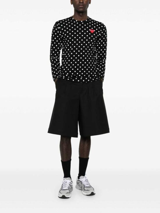 26FW 꼼데가르송 긴팔 티셔츠 AXT1660511 Black - COMME DES GARCONS