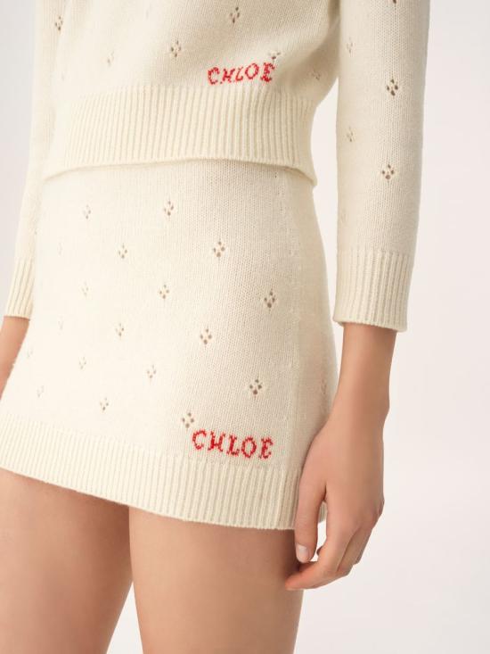 25FW 끌로에 스커트 MASTER ULT 007379 LAIT S IVORY - CHLOE