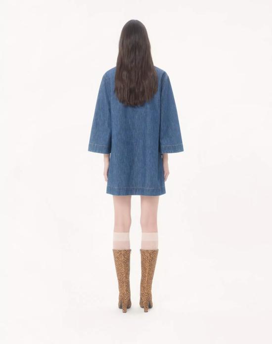 26SS 발렌티노 가라바니 원피스 MASTER ULT 008411 BLEU 40 BLUE - VALENTINO GARAVANI