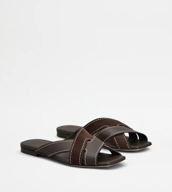 26SS 토즈 플랫 슈즈 MASTER ULT 008889 MARRON 37 BROWN - TODS