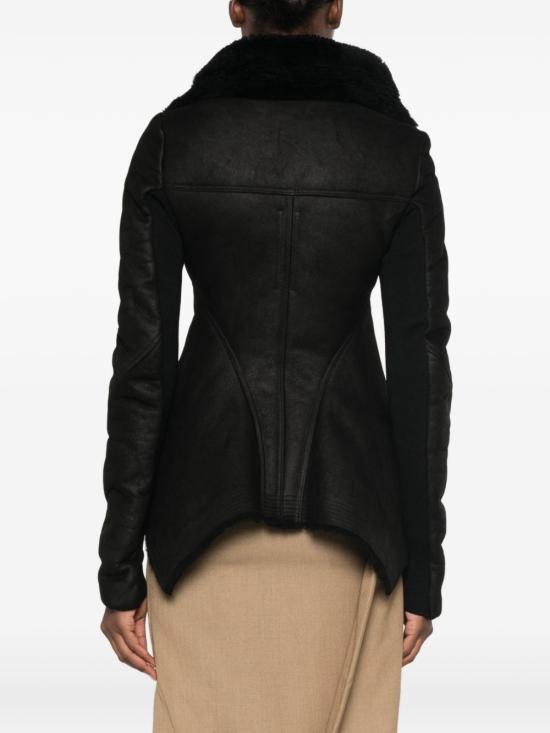 26FW 릭 오웬스 가죽 자켓 RP02F5731 LSHCS0909 BLACK - RICK OWENS