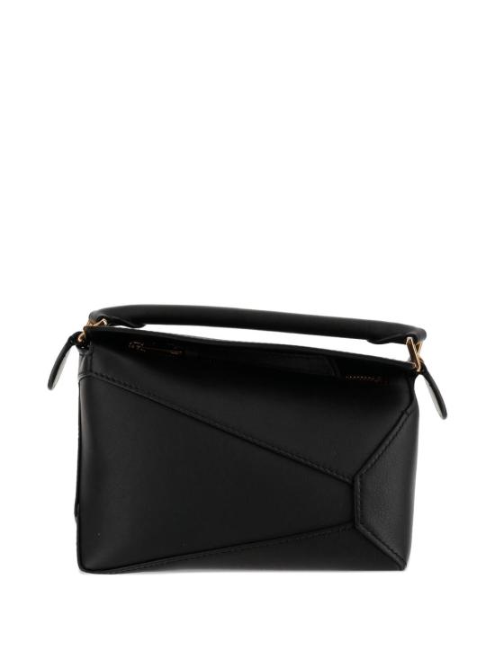 26FW 로에베 소프트 그레인드 카프스킨 미니 퍼즐 엣지백 A510P88X60 1100 BLACK - LOEWE