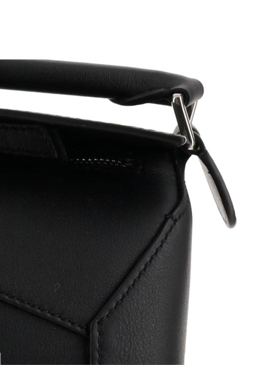 26FW 로에베 소프트 그레인드 카프스킨 미니 퍼즐 엣지백 A510P88X60 1100 BLACK - LOEWE