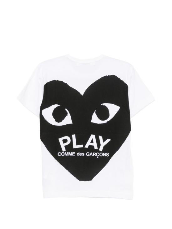 26FW 꼼데가르송 반팔 티셔츠 AXT353D 1 WHITE - COMME DES GARCONS
