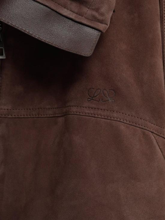 26FW 로에베 스웨이드 고트스킨 재킷 스웨이드 고트스킨 재킷 S359Y34 LBJ3110 - LOEWE