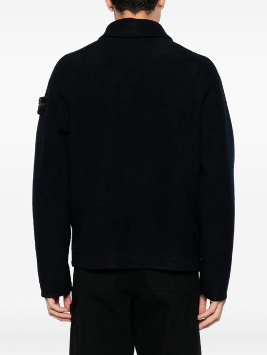 26FW 스톤 아일랜드 가디건 L2S155100042 S0IN1V0020 BLACK - STONE ISLAND