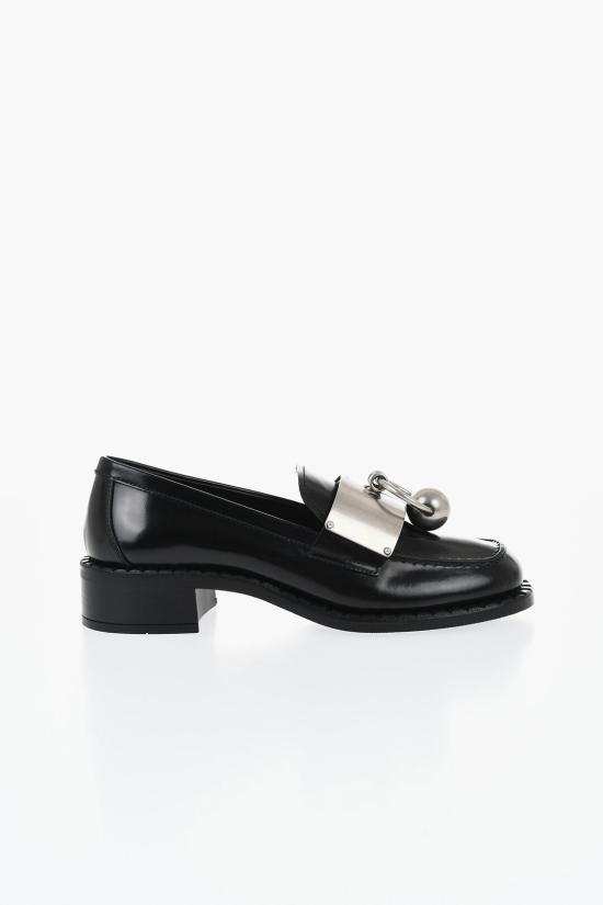  프라다 브러쉬드 레더 로퍼 1D981ND035P39F0002 Black - PRADA