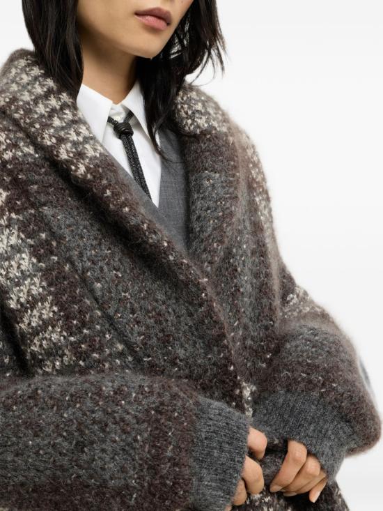 26FW 브루넬로 쿠치넬리 가디건 MMT571706 CYL69 GREY - BRUNELLO CUCINELLI