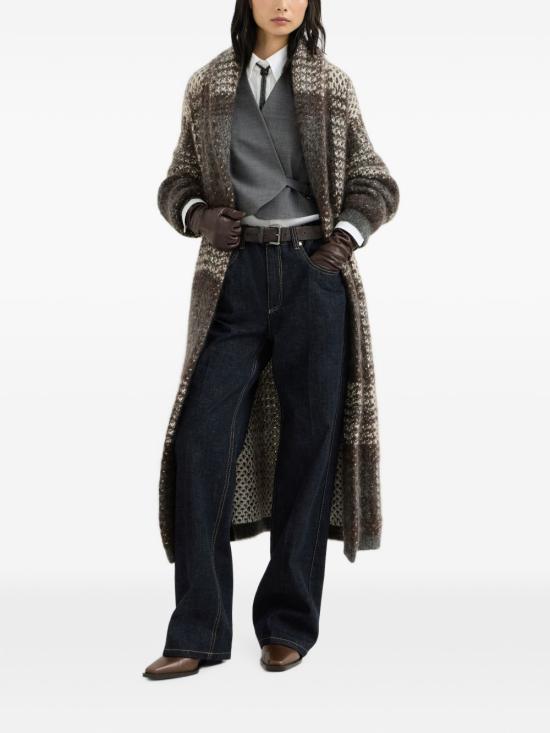 26FW 브루넬로 쿠치넬리 가디건 MMT571706 CYL69 GREY - BRUNELLO CUCINELLI