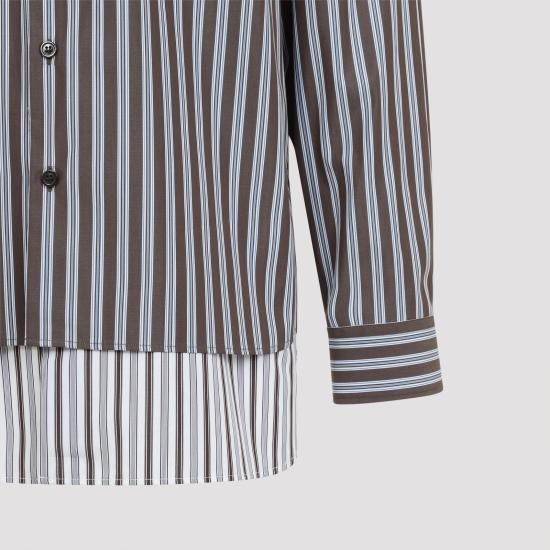 26FW 드리스 반 노튼 긴팔 셔츠 2620207234023 703 BROWN - DRIES VAN NOTEN