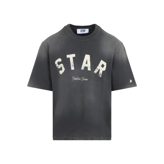 26FW 골든구스 반팔 티셔츠 GUP01873 P002419 60666 CHARCOAL - GOLDEN GOOSE