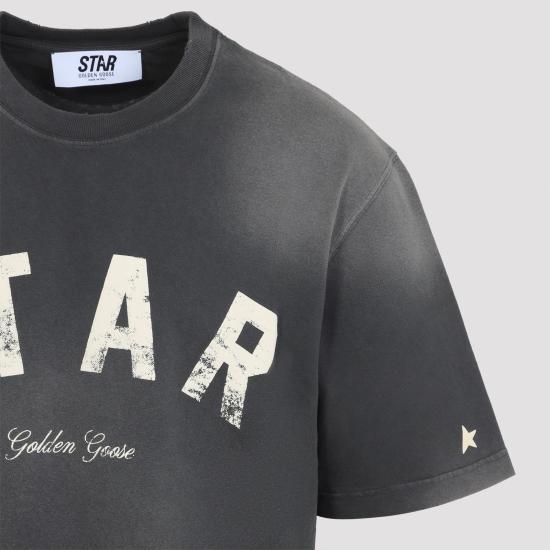26FW 골든구스 반팔 티셔츠 GUP01873 P002419 60666 CHARCOAL - GOLDEN GOOSE