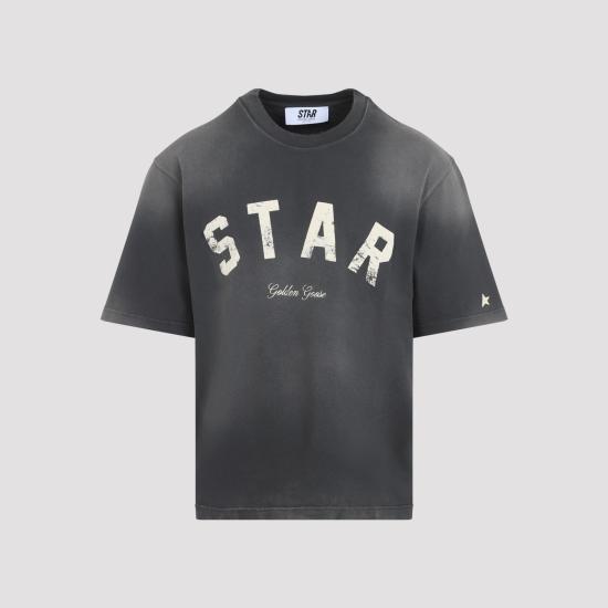 26FW 골든구스 반팔 티셔츠 GUP01873 P002419 60666 CHARCOAL - GOLDEN GOOSE
