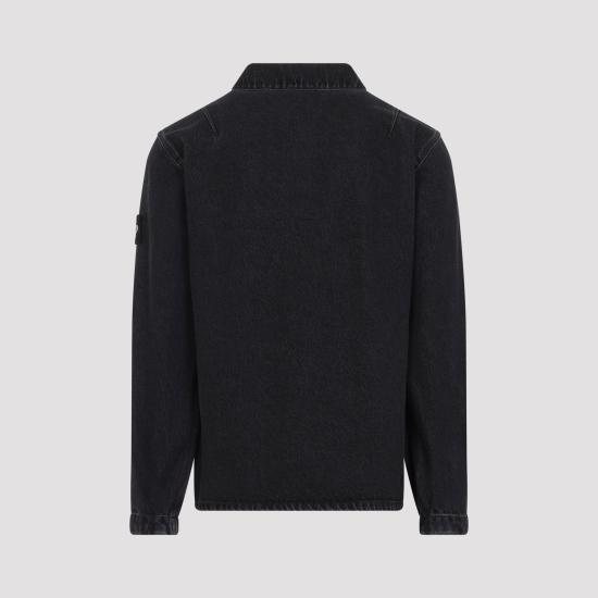 26FW 스톤 아일랜드 긴팔 셔츠 L2S141200002 S0J32 VJ902 BLACK MEDIUM - STONE ISLAND