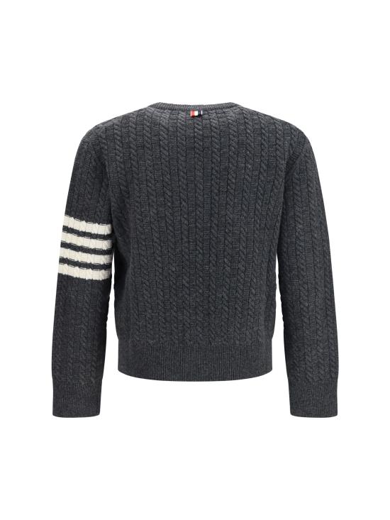 26FW 톰브라운 버진 울 스웨터 MKA593AY1005 025 GREY - THOM BROWNE