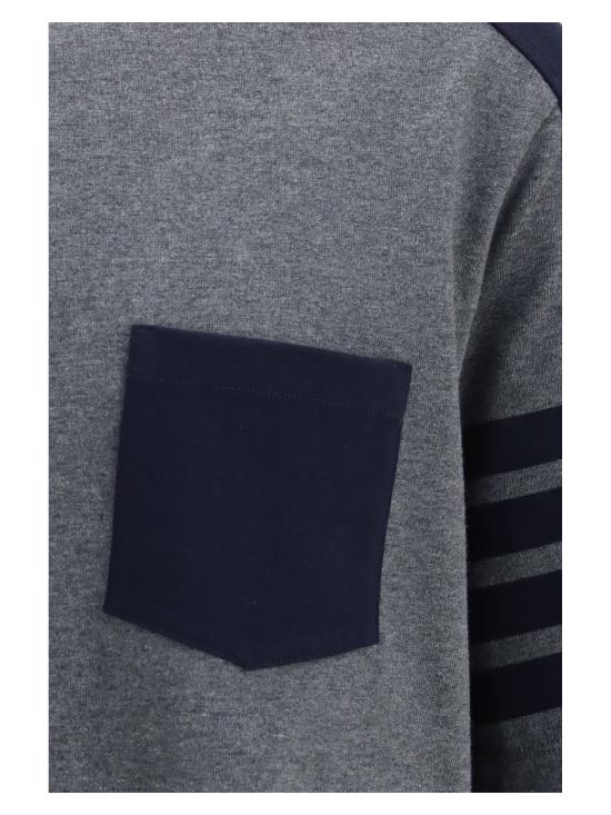 26FW 톰브라운 반팔 티셔츠 MJS312AJ0320 035 GREY - THOM BROWNE