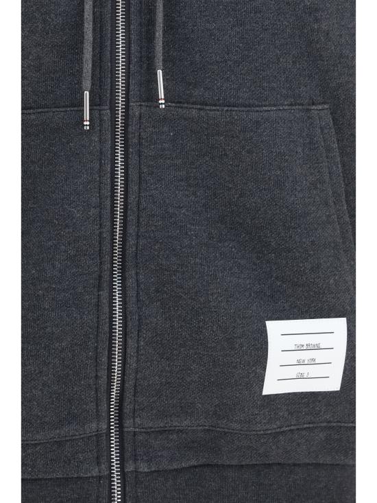 26FW 톰브라운 후드 티셔츠 MJT592AJ0328 015 GREY - THOM BROWNE