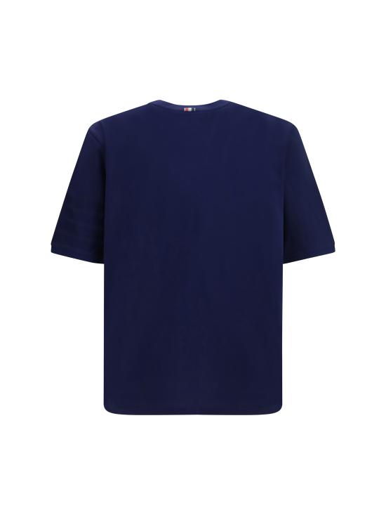 26FW 톰브라운 반팔 티셔츠 MJT581AJ0276 415 BLUE - THOM BROWNE