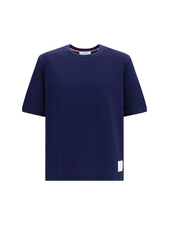 26FW 톰브라운 반팔 티셔츠 MJT581AJ0276 415 BLUE
