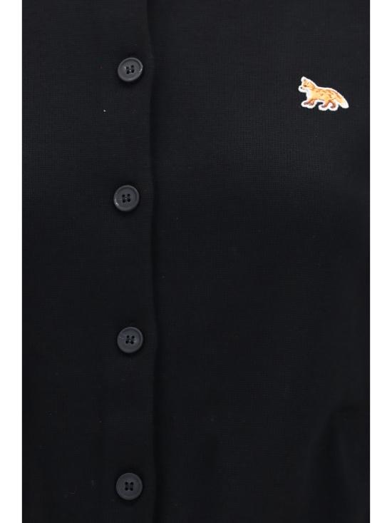 26FW 메종키츠네 베이비 폭스 메리노 레귤러 가디건 PW00502KT1181 P199 BLACK - MAISON KITSUNE
