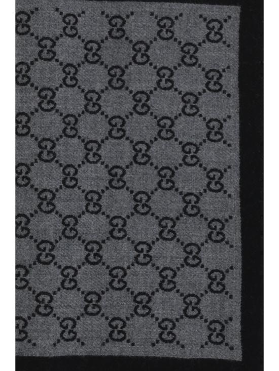26FW 구찌 울 자카드 스카프 8355344G200 1360 GREY - GUCCI
